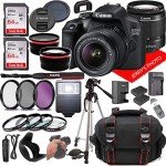 Canon EOS 2000D DSLR Camera Bundle with 128GB Memory