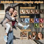 64MP 4K Vlogging Camera with Flip Screen & Zoom