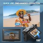 64MP 5K Autofocus Digital Camera with 32GB Card