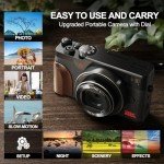 64MP 5K Autofocus Digital Camera with 32GB Card
