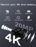 Apexcam 4K Action Camera with Remote and Accessories