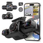 PRUVEEO 360° 4-Channel Dash Cam with GPS & WiFi