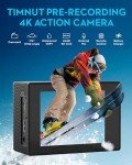 4K Waterproof Action Camera with Accessories Kit