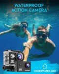 4K Waterproof Action Camera with Accessories Kit