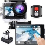 Icefox 4K Action Camera with EIS and WiFi