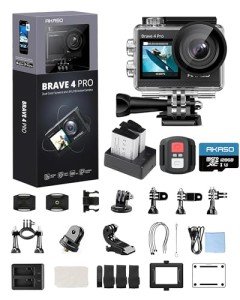AKASO Brave 4 Pro 4K Action Camera Bundle