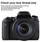 Tectra 55MM HD Wide Angle Lens for Cameras