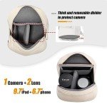 Lightweight Camera Crossbody Bag with Tripod Holder
