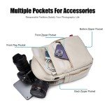 Lightweight Camera Crossbody Bag with Tripod Holder