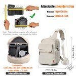 Lightweight Camera Crossbody Bag with Tripod Holder