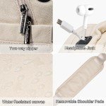 Lightweight Camera Crossbody Bag with Tripod Holder
