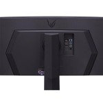 LG 45GR65DC-B 45-inch Ultragear Curved Gaming Monitor, QHD, 200Hz, 1ms, UltraWide Display, 32:9, AMD FreeSync Premium Pro, VESA DisplayHDR 600, HDMI 2.1 x2, DP, UBS x3, Tilt/Height/Swivel Stand Black