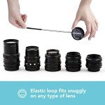 Camera Lens Cap Leash with Elastic String (3-Pack)