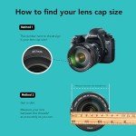Camera Lens Cap Leash with Elastic String (3-Pack)