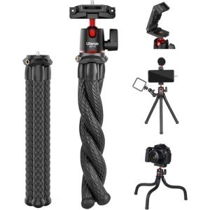 Mini Flexible Camera Tripod with Phone Holder