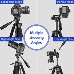Aureday 74” Tripod with Remote & Phone Holder