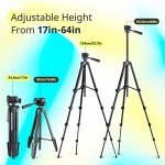 Sensyne 64" Tripod with Remote and Phone Holder