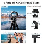 VICTIV 74” Heavy-Duty Camera Tripod with Bag