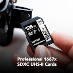 Lexar 128GB Professional 1667x SDXC Memory Card