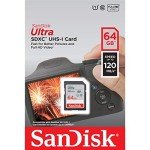 SanDisk 64GB Ultra SDXC Memory Card - 120MB/s