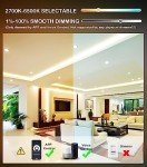 Cloudy Bay 6-Pack Smart WiFi LED Recessed Lights