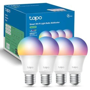 TP-Link Tapo RGBW Smart Light Bulbs (4-Pack)