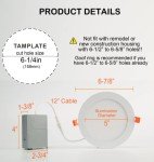 Cloudy Bay 6-Pack Smart WiFi LED Recessed Lights