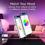 Smart RGB LED Light Bulbs with WiFi, 3 Pack