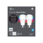 GE CYNC Smart Color Changing LED Bulbs (2 Pack)