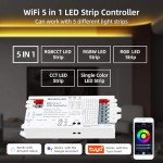 GIDERWEL 5-in-1 WiFi LED Strip Controller