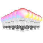 Smart RGBW Light Bulbs Compatible with Alexa & Google