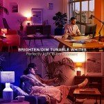 Smart RGBW Light Bulbs Compatible with Alexa & Google