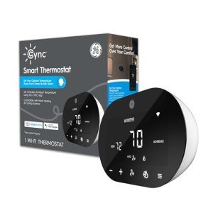 GE CYNC Smart Wi-Fi Thermostat with Touch Screen