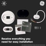 GE CYNC Smart Wi-Fi Thermostat with Touch Screen