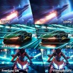 SANSUI 34-Inch Curved Gaming Monitor UWQHD 3440 x 1440 165Hz Curved 1500R - PIP/PBP, 1ms(MPRT), HDR, 300nits, sRGB 125%, DCI-P3 95%,FreeSync,HDMI2.1(TMDS) x2,DP1.4 x2(ES-G34C5 DP Cable Included)