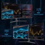 SANSUI 34-Inch Curved Gaming Monitor UWQHD 3440 x 1440 165Hz Curved 1500R - PIP/PBP, 1ms(MPRT), HDR, 300nits, sRGB 125%, DCI-P3 95%,FreeSync,HDMI2.1(TMDS) x2,DP1.4 x2(ES-G34C5 DP Cable Included)