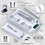 PS5 Cooling Stand and Dual Controller Charger