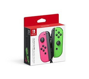 Nintendo Joy-Con Controllers - Neon Pink & Green