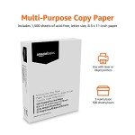 Amazon Basics Multipurpose Printer Paper, 1500 Sheets