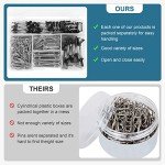 Assorted Binder Clips Set, 340pcs - Jumbo & Standard