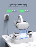 NexiGo Charging Dock with LED for Oculus/Meta Quest 2