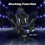 Goplus Ergonomic Gaming Chair with Massage Feature