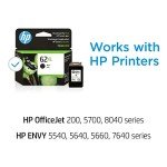 HP 62XL Black Ink Cartridge for Select Printers