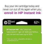 HP 62XL Black Ink Cartridge for Select Printers