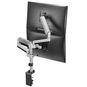 Dual 13"-27" Adjustable Monitor Arm Desk Mount