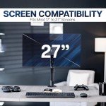 VIVO Pneumatic Spring Arm Clamp Desktop Monitor Mount