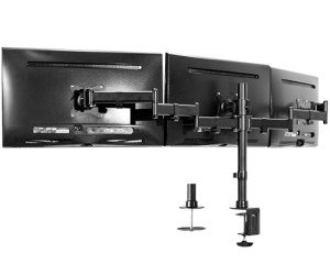 VIVO Adjustable Triple Monitor Mount for 24" Screens