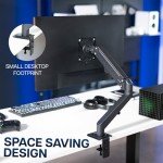 VIVO Pneumatic Spring Arm Clamp Desktop Monitor Mount