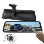 1080P Touchscreen Rear View Mirror Camera