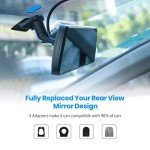 1080P Touchscreen Rear View Mirror Camera